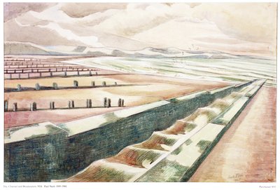 水路と防波堤 作： Paul Nash