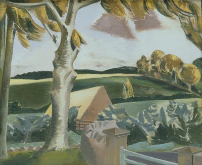 カンバーランドの風景 作： Paul Nash