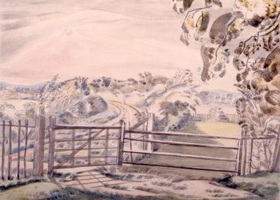 オクセンブリッジでのドローイング 作： Paul Nash