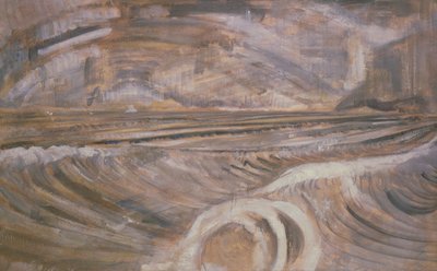 ディムチャーチ、1921年頃（キャンバスに油彩） 作： Paul Nash