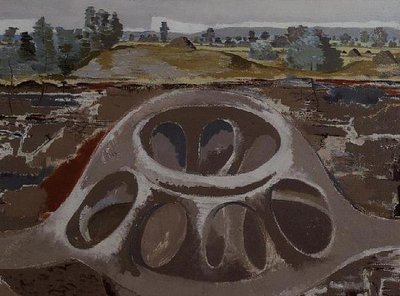 地球の家または要塞 作： Paul Nash