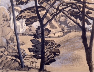 エッジ・オブ・ザ・ウッド 作： Paul Nash
