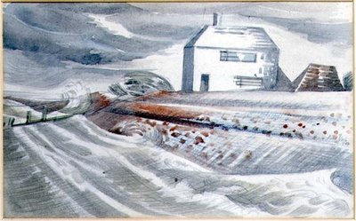 ハウス・バイ・ザ・シー、ディムチャーチ、ケント 作： Paul Nash