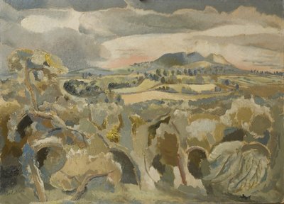 マルバーン距離の風景 作： Paul Nash