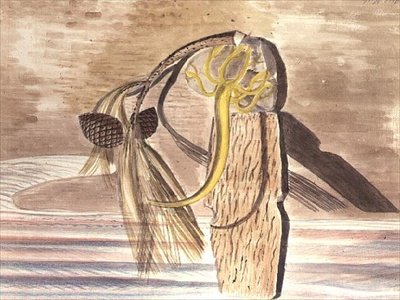 砂の上のオブジェ 作： Paul Nash