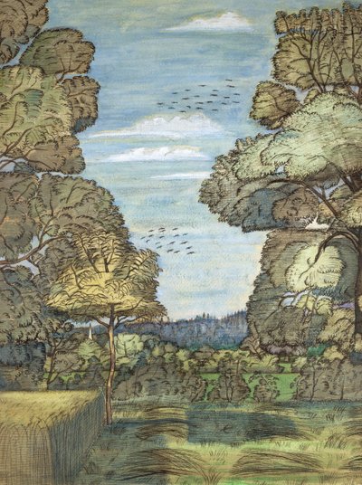 夏の風景 作： Paul Nash