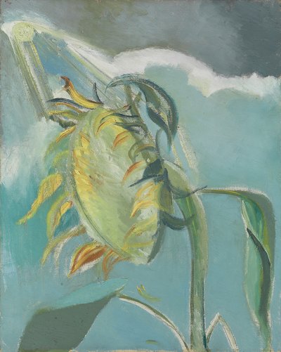 ひまわりと太陽、c。 1945年（キャンバスに油彩） 作： Paul Nash
