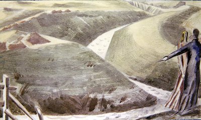 ザ・グレート・ダイク、ロムニー・マーシュ 作： Paul Nash
