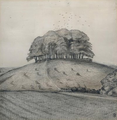 丘の上の森 作： Paul Nash