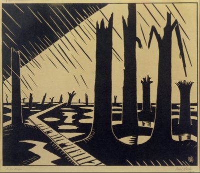 戦争の虚無 作： Paul Nash