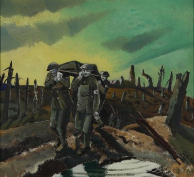 負傷、パッシェンデール 作： Paul Nash