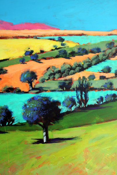 Coombe close up 3（アクリル、ボード 作： Paul Powis