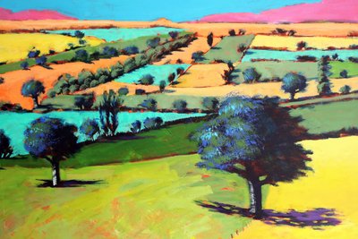 Coombe close up 4（アクリル、ボード 作： Paul Powis