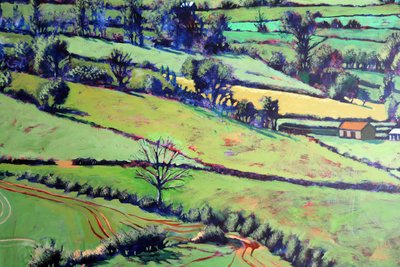 Pentre close up 2, 2019（アクリル・ボード 作： Paul Powis