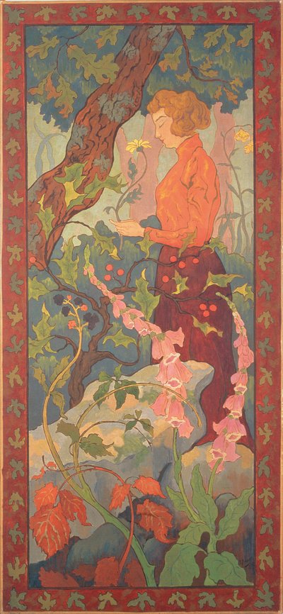 キツネノテブクロ、1899年 作： Paul Elie Ranson