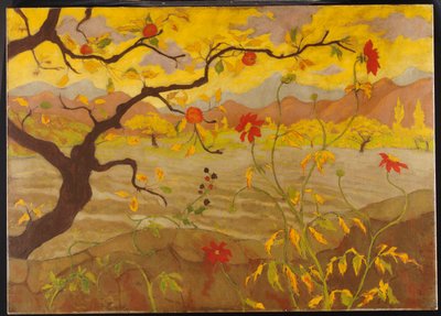 赤い実のリンゴの木、1902年頃 作： Paul Elie Ranson