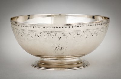 ボウル、1800年頃 作： Paul Revere