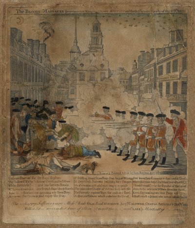 血まみれの大虐殺 作： Paul Revere