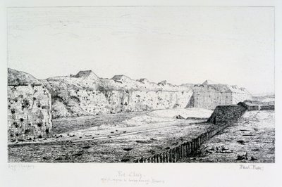 フォートディッシー、パリの包囲、1870年から1871年 作： Paul Roux