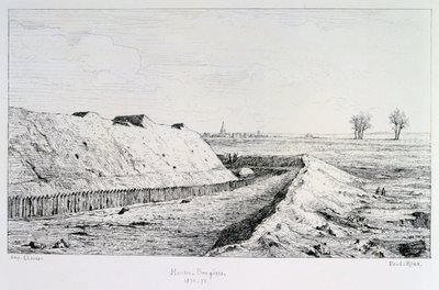 オートブルジェール、パリ包囲戦、1870年-1871年 作： Paul Roux