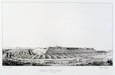ムーランサケ、パリの包囲、1870年から1871年 作： Paul Roux