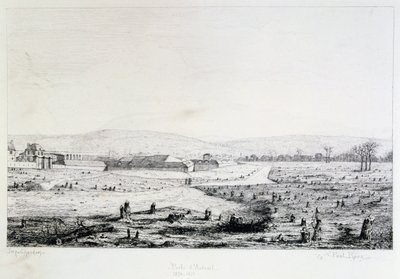 ポルトドトゥイユ、パリの包囲、1870年から1871年 作： Paul Roux