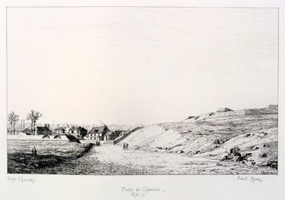 ポストドシャロンヌ、パリの包囲、1870年-1871年 作： Paul Roux