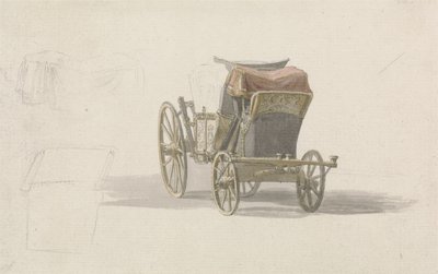 王室の紋章付きのコーチ、c.1764（鉛筆と紙にw - c） 作： Paul Sandby
