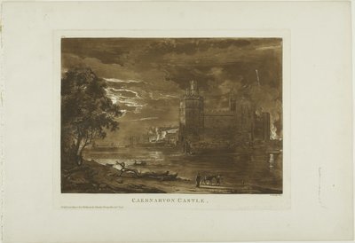 カナーボン城 作： Paul Sandby