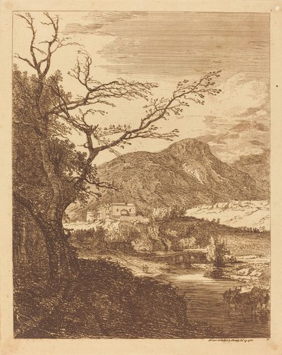 エディンバラ城とアーサーズ シートの奇想曲 作： Paul Sandby