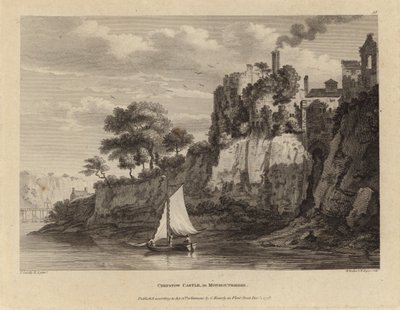 チェプストウ城 作： Paul Sandby