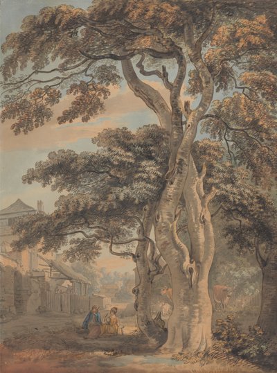 農場のカップル 作： Paul Sandby