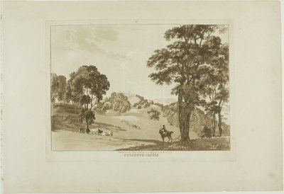 デネファウル城、『ウェールズ十二景』より11枚目 作： Paul Sandby