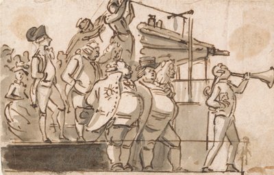 選挙シーン 作： Paul Sandby