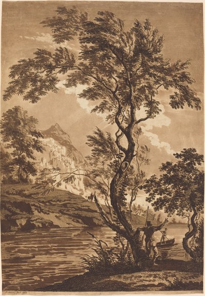 イタリア風の風景 作： Paul Sandby