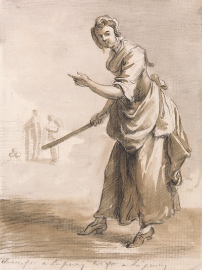 ロンドンの叫び-ハペニーのためのスローあなたはハペニーを持っています 作： Paul Sandby