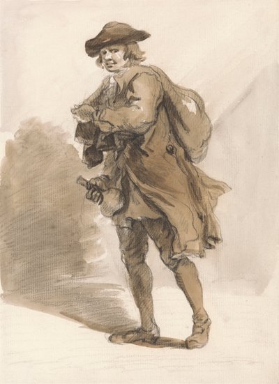 London Chora: Um Homem com uma Garrafa 作： Paul Sandby