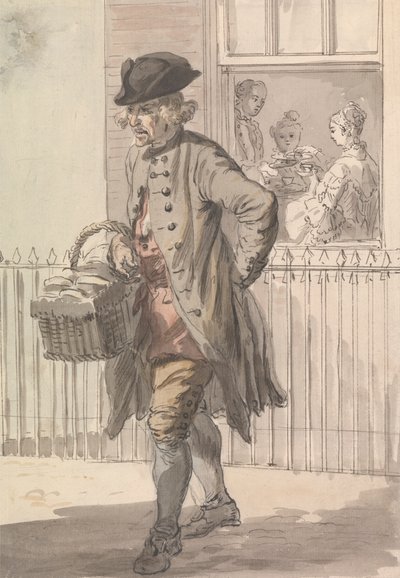 London Chora: Um Muffin Man 作： Paul Sandby