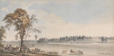 ウィットルベリー フォレスト、ノーサンプトンシャーのウェイクフィールド ロッジの北西ビュー 作： Paul Sandby
