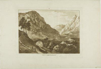 ポン＝アベール・グラッサン、『ウェールズ十二景』より7枚目 作： Paul Sandby