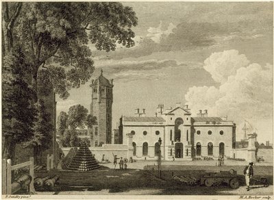 ウリッジの王立陸軍士官学校 作： Paul Sandby