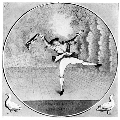 ベスタの風刺、1781年。 作： Paul Sandby