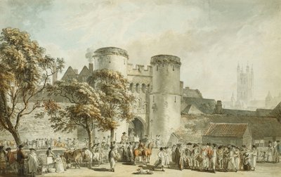 セントジョージズゲート、カンタベリー 作： Paul Sandby