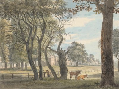 火薬マガジン、ハイドパーク 作： Paul Sandby