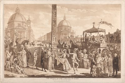 ローマのカーニバルの開幕 作： Paul Sandby