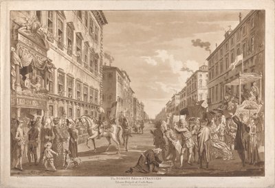見知らぬ人に礼儀正しいローマ人 作： Paul Sandby