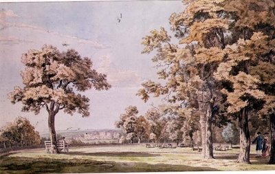 ウィンザー城：グレートパークから 作： Paul Sandby
