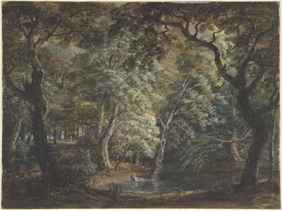 ウィンザー・グレート・パーク、1790-99年頃（水彩画） 作： Paul Sandby