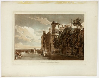 東向きのウィンザーテラス 作： Paul Sandby