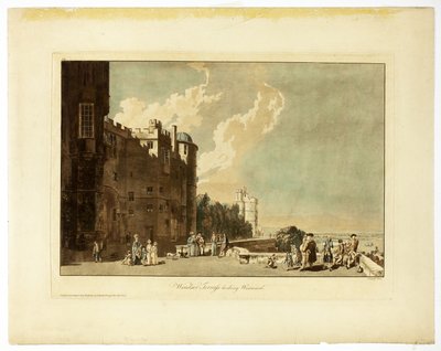 ウィンザーテラス 西向き 作： Paul Sandby